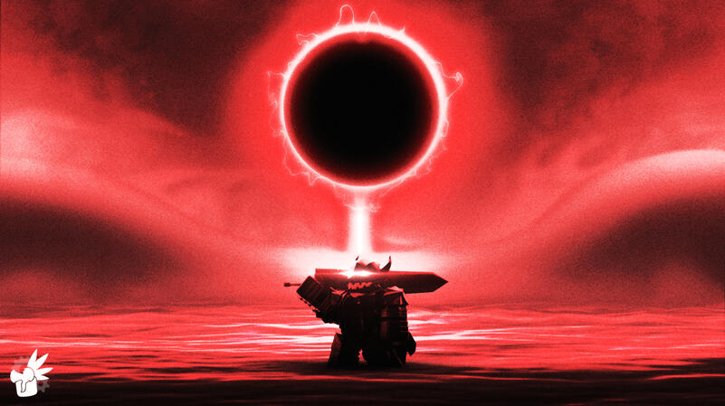 Guts with a armor in Eclipse. Berserk Fanart but in Roblox